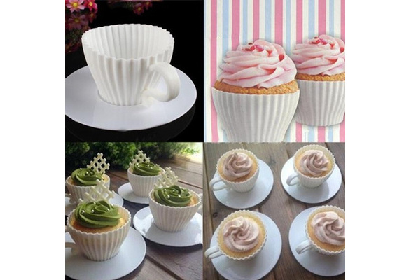 Silicone Muffin Cups Silicone Mold Cake Cups - Temu