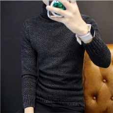 Fashion, Necks, Sweaters, Slim Fit