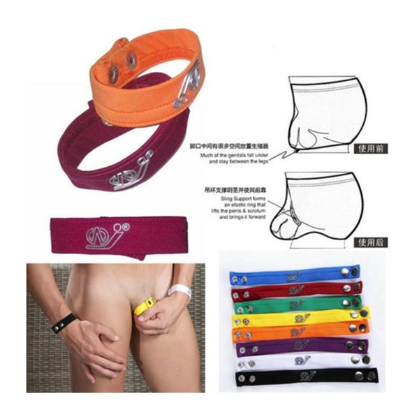 Sexy Ball Lifter Men Underwear Thong C Strap Mention Ring Bracelet Put Ring