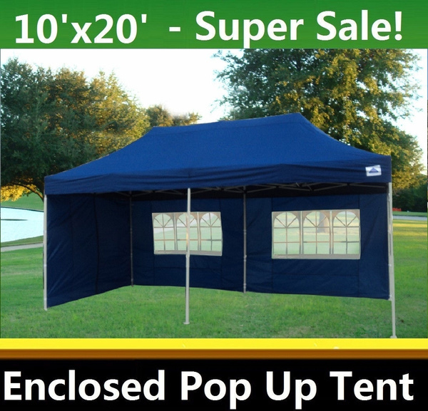 Folding Tent Gazebo - Navy Blue 