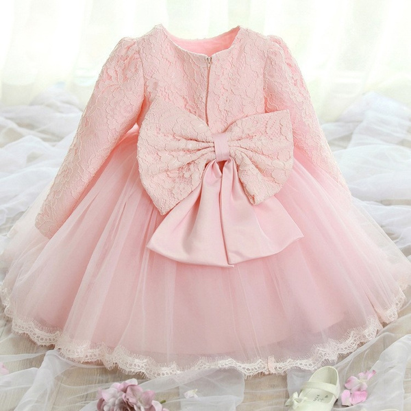 baby girl pink party dress