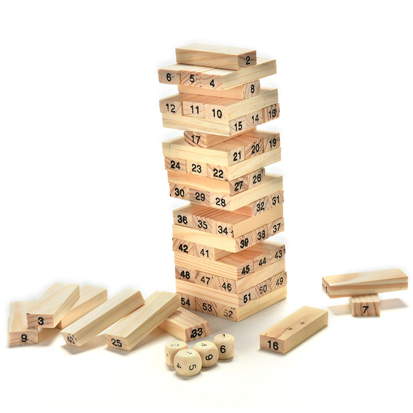 JENGA DRINKING TOWER, folds high, woods toy, games and toys, suitable for  groups, boards games.