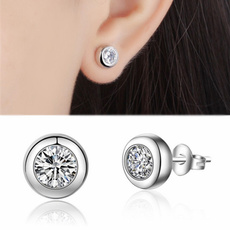 Sterling, cute, Jewelry, Stud Earring