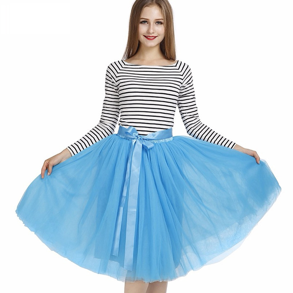 Teens Girl Tutu Ballet Skirt Tulle Costume Fairy Party Hens Nigh  TO