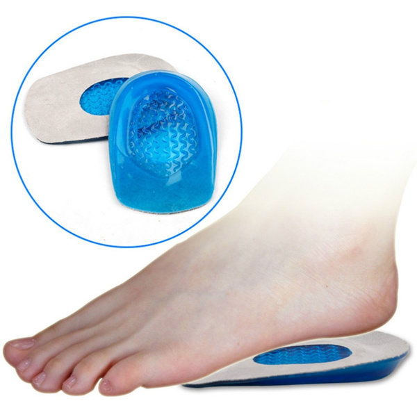 Fast Heel Pain Relief Heel Support Insoles Plantar FascIItis Cushion Gel Pad