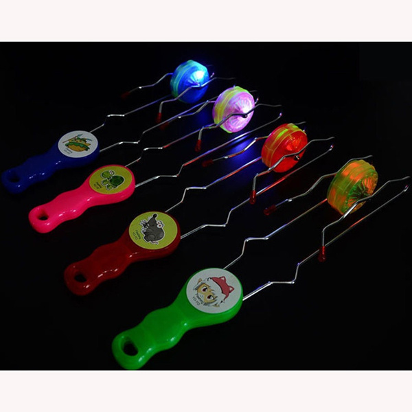 Light up gyro store wheel toy