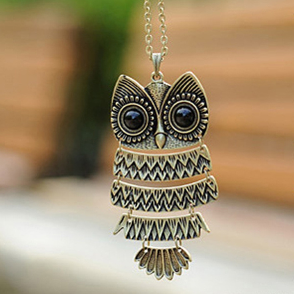 Owl clearance choker necklace