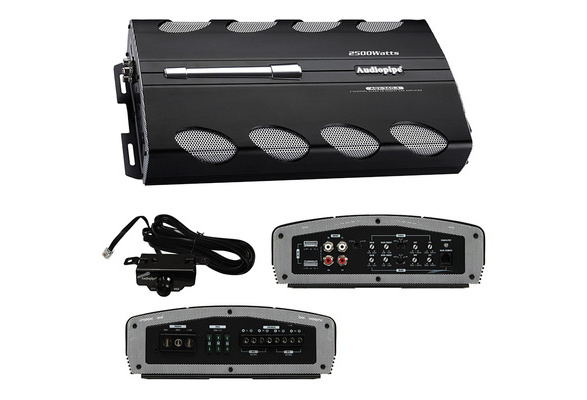 AUDIOPIPE AQX-360.4 Amplifier Audiopipe 2500W 4ch Remote bass