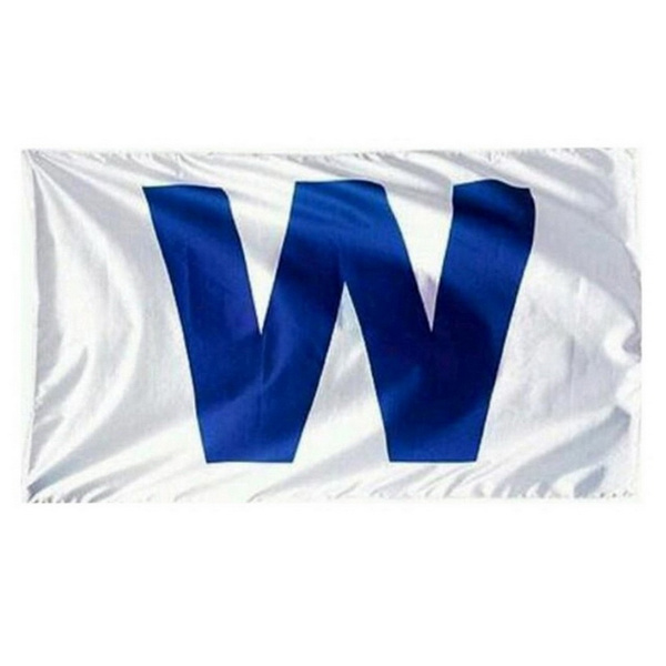 Chicago Cubs Win Wrigley Field W Flag Banner