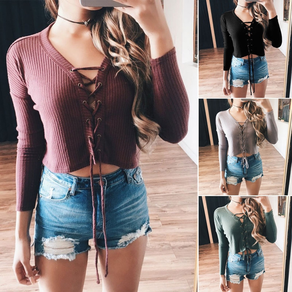 sweater corset top