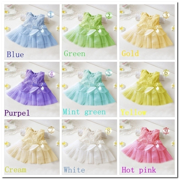 Baby Tutu Dress Summer Girls Dresses Princess Kids Clothes Wedding Amp Birthday Party Clothing Robe Bebe Fille Wish