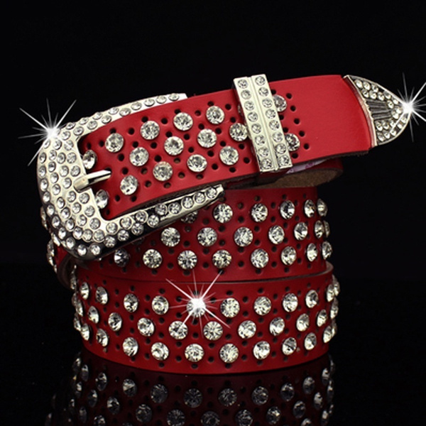 Blinged discount out belts