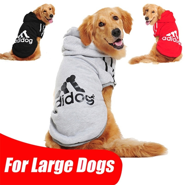 Grote hondenkleding Adidog Hondenkleding voor grote honden Hoodie Winkel Golden Retriever-jas Nieuwe sport Puppykleding kleuren Xxxl 9xl 3 Xxxl 4 Xxxxl | Wish
