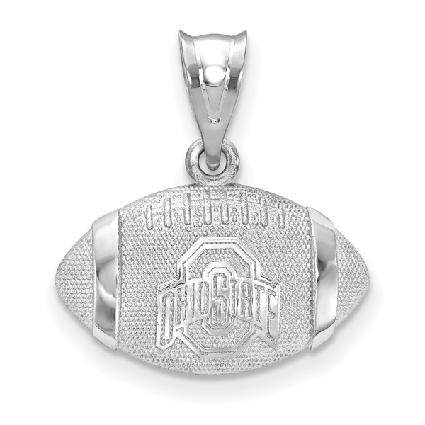 Ohio State on Block O Athletic Mark 3D Foo OSU Sterling Silver LogoArt Official Licensed Collegiate The Ohio State University 