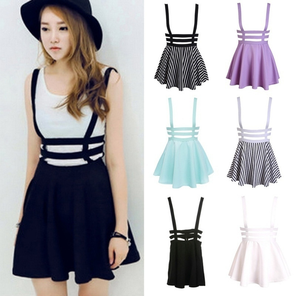 cute suspender outfits