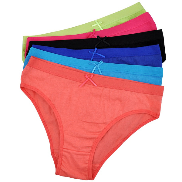 Cheap Women's Panties Everyday Style Cotton Woman Underwear Briefs Lingerie  Knickers For Women Ladies Girls 6 PCS/Lot