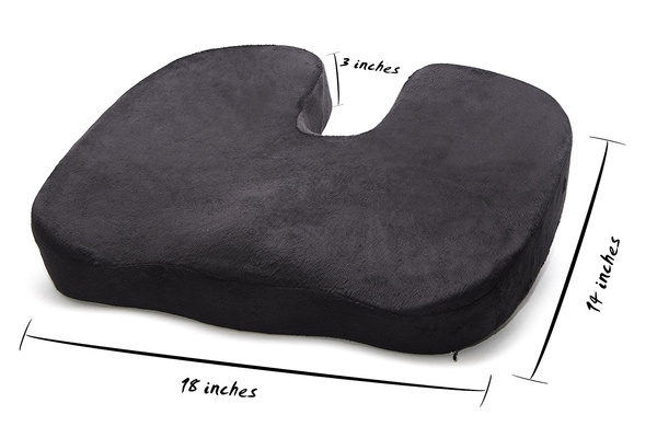 Memory Foam Seat Cushion Enhanced Seat Cushion Coccyx Cushion