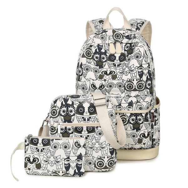 owl school bag