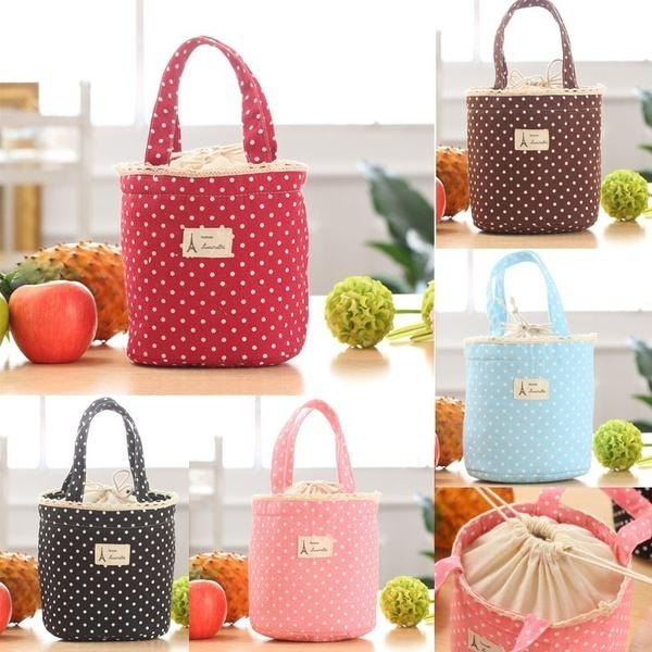 Thermal Insulated Lunch Box Tote Cooler Bag Bento Picnic Pouch Lunch
