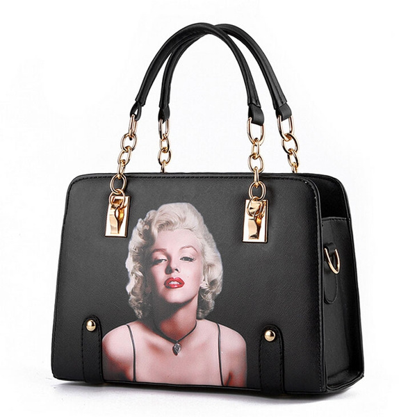 Marilyn Monroe Taupe Large Tote Bag Purse NEW | eBay
