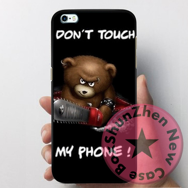 Angry Bear Phone Case,Design Angry Bear Don't Touch My Phone Hard Plastics Case Cover for Iphone/Samsung Angry Bear Phone Case,Design Angry Bear Don't Touch My Phone Hard Plastics Case Cover for Iphone/Samsung