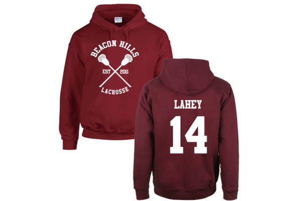 Beacon Hills Lacrosse Hoodie Teen Wolf McCall Stilinski Lahey Unisex  Sweatshirt. 