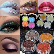 Fashion Eyeshadow Make Up Pigment Glitter Smoky Eye Nail Art Powder Lipstick Beauty Cosmetic Set 4pcs/set