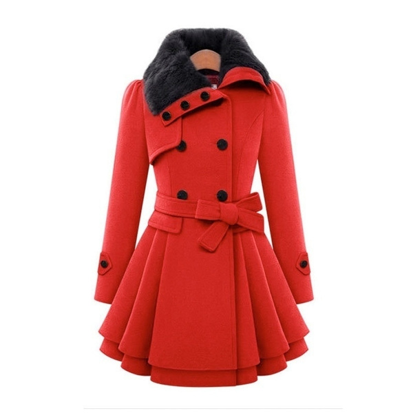 Ruffle sale pea coat