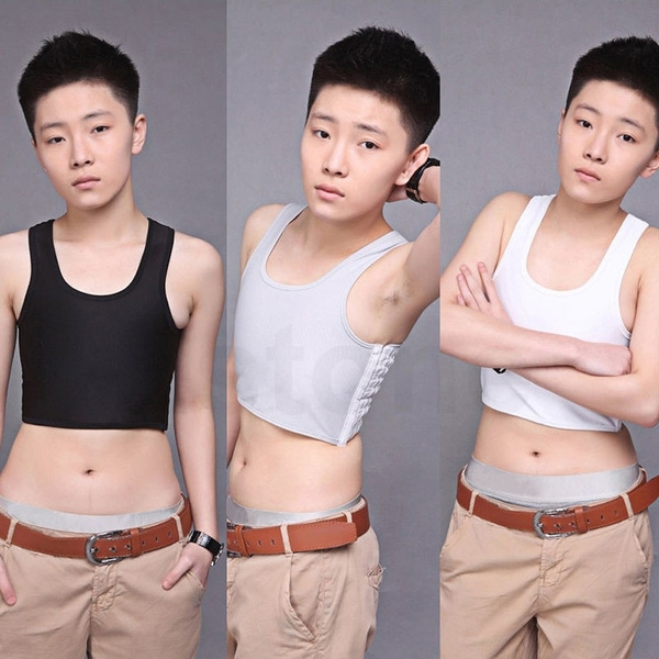 Short Chest Breast Vest Breathable Buckle Binder Trans Lesbian Tomboy Cosplay Hg Short Chest Breast Vest Breathable Buckle Binder Trans Lesbian Tomboy Cosplay Hg