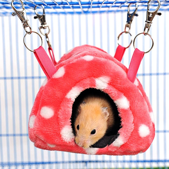 Small Animal Pet Hamster House Nest Rat Warm Bed Hedgehog Squirrel Cage Mat Pad 