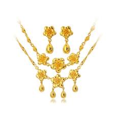 24kgold, yellow gold, Flowers, Wedding Accessories