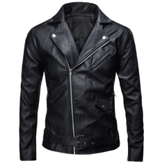 pujacket, leather, Coat, Overcoat