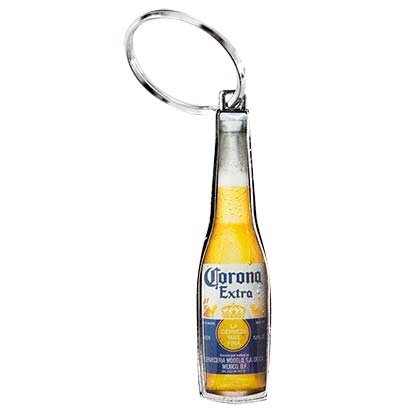 Corona Extra Keychain with key ring