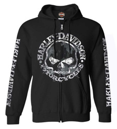 Fashion, Harley Davidson, skull, biker