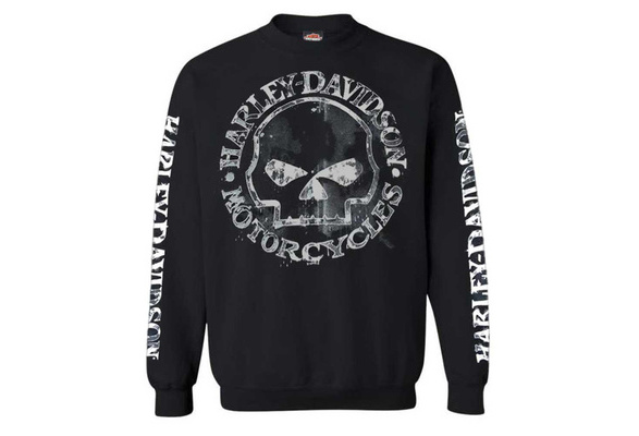 willie g skull moletom com capuz