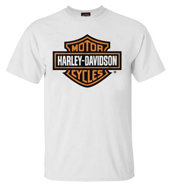 Harley-Davidson Men's Bar & Shield Logo Crew-Neck Cotton T-Shirt ...