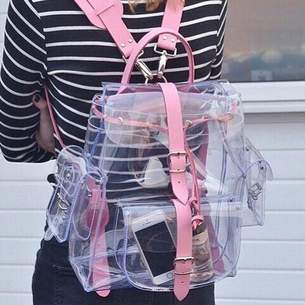 Clear girl clearance backpacks