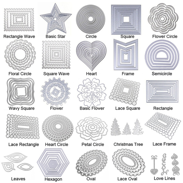 1X Metal DIY Cutting Dies Stencil Scrapbook Album Paper Card Embossing ZP