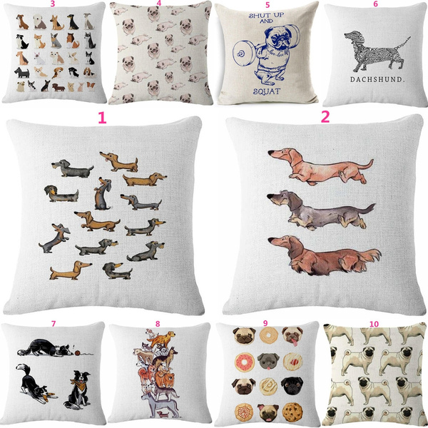 dachshund throw pillows