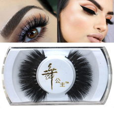 Professional Make Up Kits 1pair Falsche Wimpern Hand Made Black Faux Cils 3D Thick Individual Mink False Eye Lashes Tools Makeup