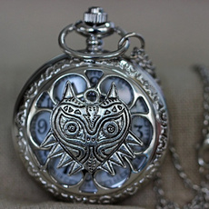 Majora's mask necklace The Legend of Zelda pocket watch jewelry C261W-s