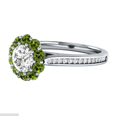 Sterling, DIAMOND, Natural, wedding ring