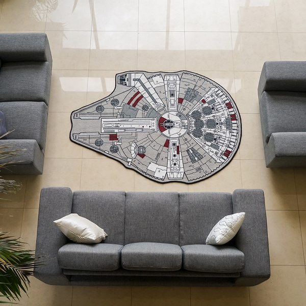 millenium falcon rug