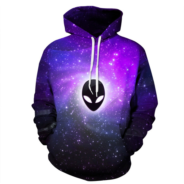 3d galaxy clearance print hoodie