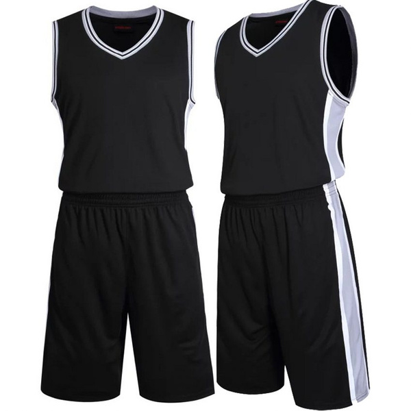 TEAM 100 Black Orange Brown and White Basketball Uniforms, Jersey and Shorts