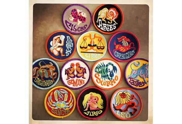 6 Vintage Patches, Odd, Weird 