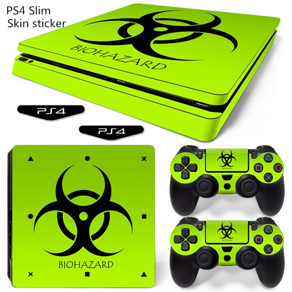 Dhappy® Protective Green Vinyl Ps4 Slim Skin Sticker for