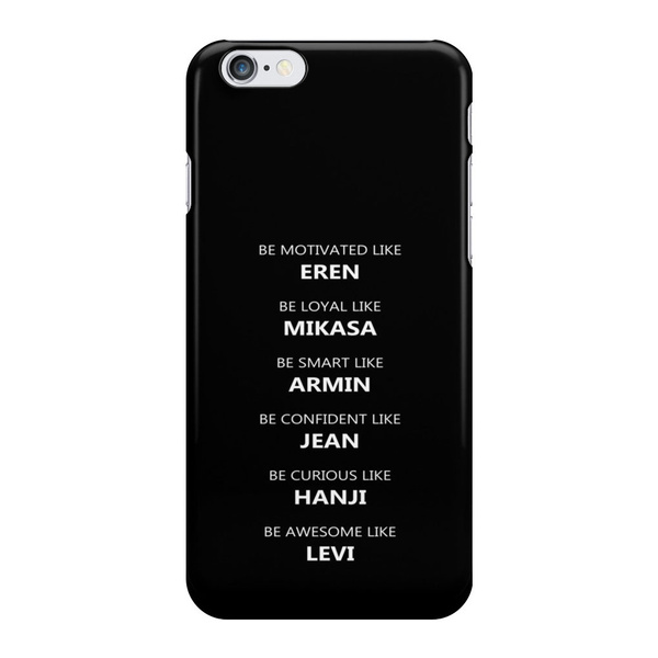 Attack On Titan Pattern Phone Case for iPhone and Samsung