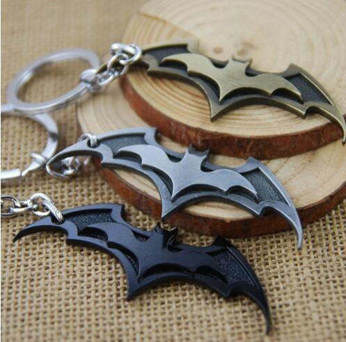 Metal Superhero Key Chain with Ring 