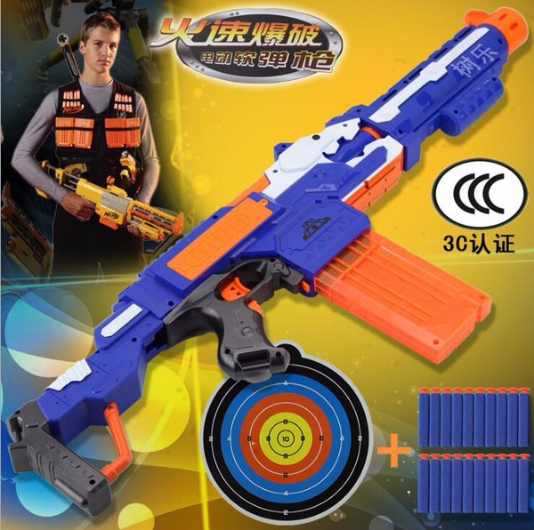 Nerf sniper rifle toy blasters/guns, Hobbies & Toys, Toys & Games
